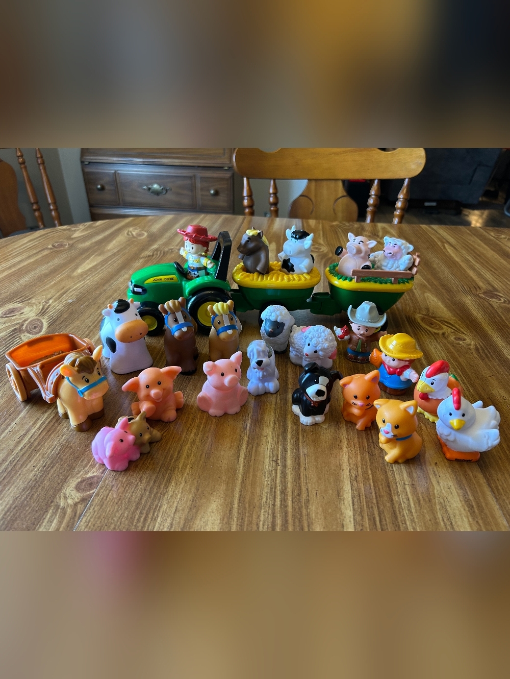 Fisher Price Little People Tractor Hayride